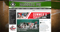 Desktop Screenshot of baseballpei.ca